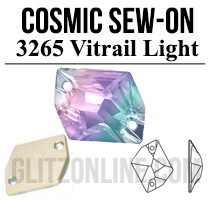 3265 Glitzstone Vitrail Light Sew On Cosmic Rhinestones